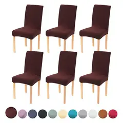 GENERICO - Funda de silla de comedor/funda de silla ajustable elástica