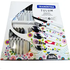 TRAMONTINA - Set de cubiertos x 36 piezas - blanco