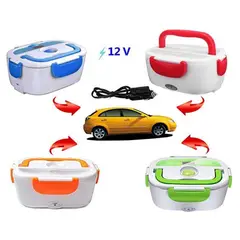 GENERICO - Lonchera eléctrica para auto portátil 12v comida caliente 15l
