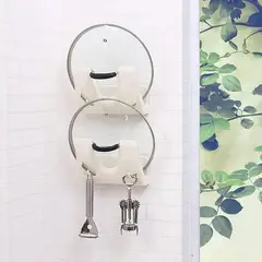 GENERICO - Organizador colgador tapas de olla y soporte de tablas de picar