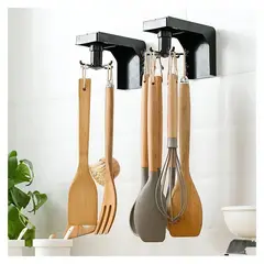 GENERICO - Organizador de cocina giratorio colgador de cucharones, utensilios