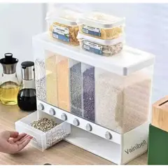 GENERICO - Dispensador de arroz  6 divisiones de calidad A1