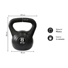 ULTIMATE FITNESS - Kettlebell - Pesa Rusa 8 kg