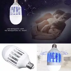 GENERICO - Pack por 2 focos led eléctrica uv – mata zancudos ,moscas y mosquitos