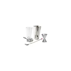 WINCO - SET DE UTENSILIOS DE BAR DE ACERO INOXIDABLE