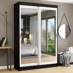 MADESA - Ropero Tokio 2 Puertas Corredizas con Espejos