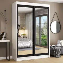 MADESA - Ropero Tokio 2 Puertas Corredizas con Espejos