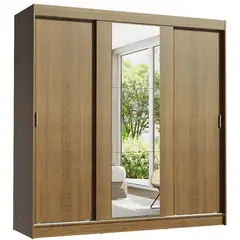 MADESA - Ropero Reno 3 Puertas Corredizas 1 Espejo