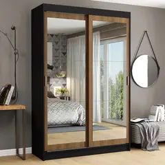 MADESA - Ropero Tokio 2 Puertas Corredizas con Espejos