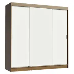 MADESA - Ropero Reno 3 Puertas Corredizas 4 Cajones