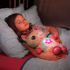 GENERICO - Peluche con proyección de luz - unicornio arcoiris