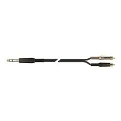 GENERICO - Cable Y de Audio 3m - QUIK LOK - STR607K-3BK - color Negro