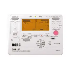 KORG - Afinador Metrónomo Grabador TMR-50-PW Color Blanco