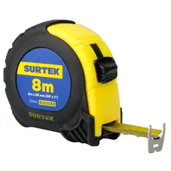 SURTEK - FLEXÓMETRO ANTI-IMPACTO 8 mts x 1" - SURTB122082
