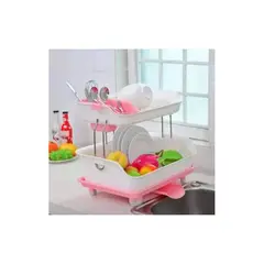 GENERICO - Escurridor de platos 2 niveles con drenaje 100% calidad