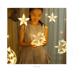 GENERICO - Cascada de luces led navidad de calidad