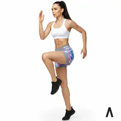 AGO ACTIVEWEAR - Short con pantaloneta rainbow