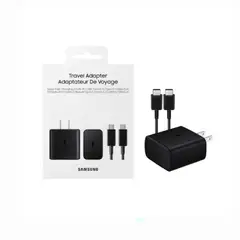 SAMSUNG - Cargador Original 45w Galaxy Note 20 Ultra s22 Ultra Negro