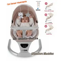 BABY - Mecedora para Bebe Musical Automatica Infantil Beige