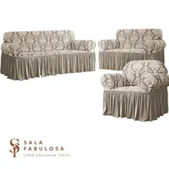 SALA FABULOSA - Funda de mueble labrado 321 - Color Beige