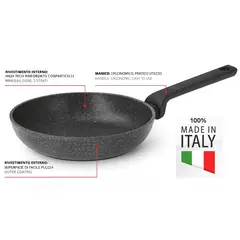 LA ITALIANA - Sarten Italiana Roca Volcánica 24 cm