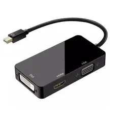 OEM - Convertidor 3 en 1 Thunderbolt Mini Displayport a Hdmi Vga Dvi