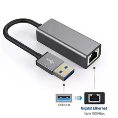 OEM - Adaptador de Red Tipo Usb 3.0 a Rj45 Gigabit Windows Mac - ALUMINIO