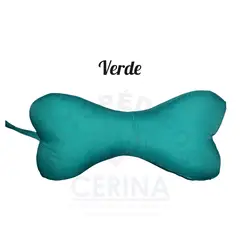 GENERICO - Almohada Hueso para Cuello Pies Rodillas Color Verde