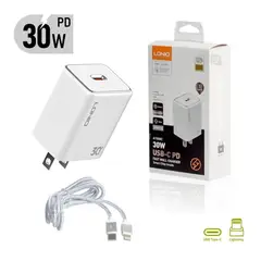 LDNIO - Cargador Fast Charger 30W USB-C ipad iphone 13 promax
