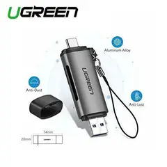 UGREEN - Lector de Tarjetas Sd/ Micro Sd Otg Usb 3.0 y Tipo C