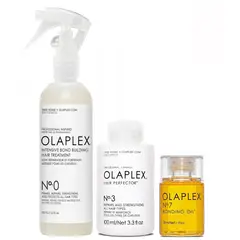 OLAPLEX - N°0 + N°3 + N°7 Tratamiento Reparador Intensivo