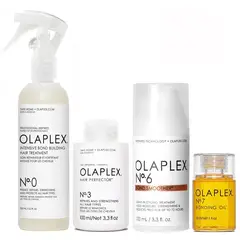 OLAPLEX - N°0 + N°3 + N°6 + N°7 Tratamiento Reparador Intensivo
