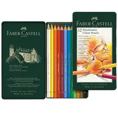 FABER-CASTELL - Colores Polychromos x 12