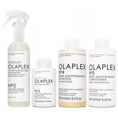 OLAPLEX - N°0 + N°3 + N°4 + N°5 Tratamiento Reparador Intensivo