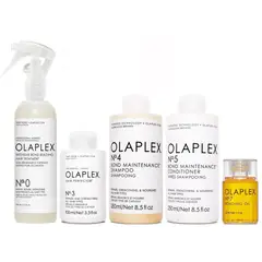 OLAPLEX - N°0 + N°3 + N°4 + N°5 + N°7 Tratamiento Reparador Intensivo