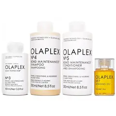 OLAPLEX - N°3 + N°4 + N°5 + N°7 Tratamiento Reparador Intensivo