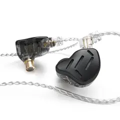 KZ - ZAX 1DD7BA Hybrid HIFI In-Ear Carcasa de Aleación Zinc con Mic
