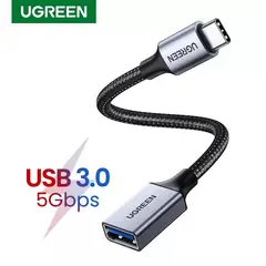 UGREEN - Adaptador OTG tipo C a USB hembra 15cm