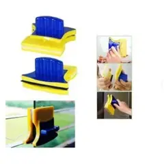 GENERICO - Limpiador de vidrio magnetico aziul