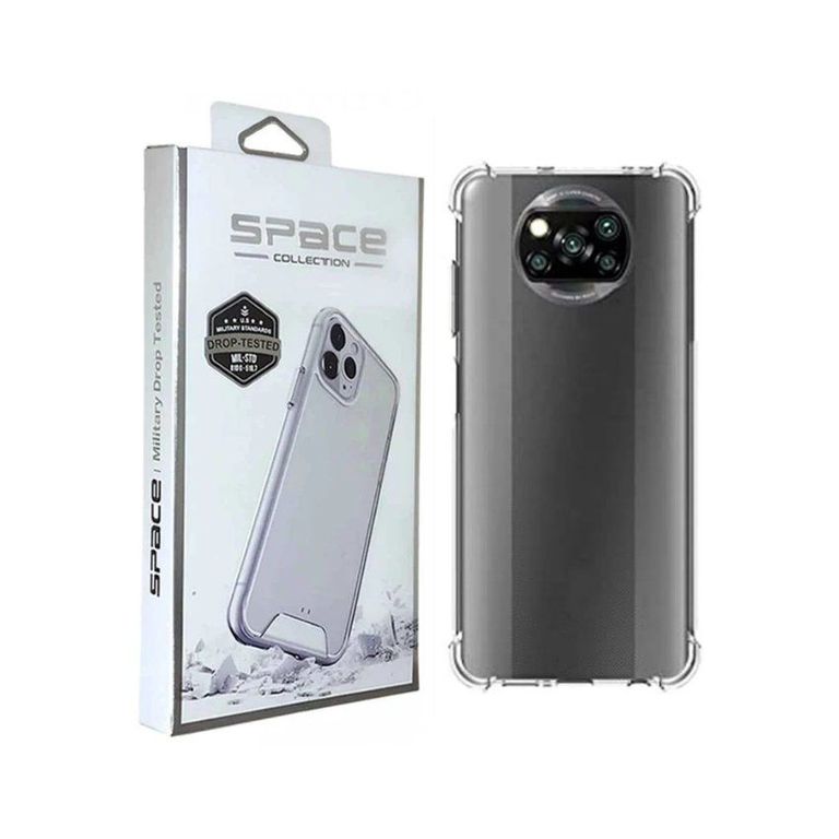Space collection anticaida para xiaomi poco x3 pro - transparente