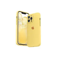 GENERICO - Silicone Case Con P/Cámara Iphone 13 Pro - Amarillo