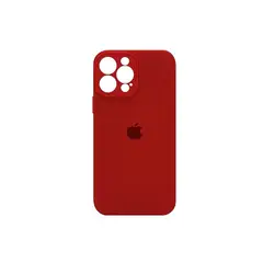 GENERICO - Silicone Case Con P/Cámara Iphone 13 Pro Max - Rojo