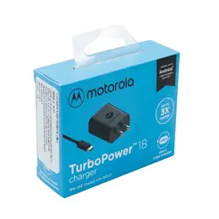 MOTOROLA - TurboPower 18 QC3.0USB-A a USB-C - Negro