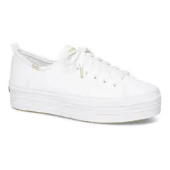 KEDS - Zapatilla Triple Up Leather White