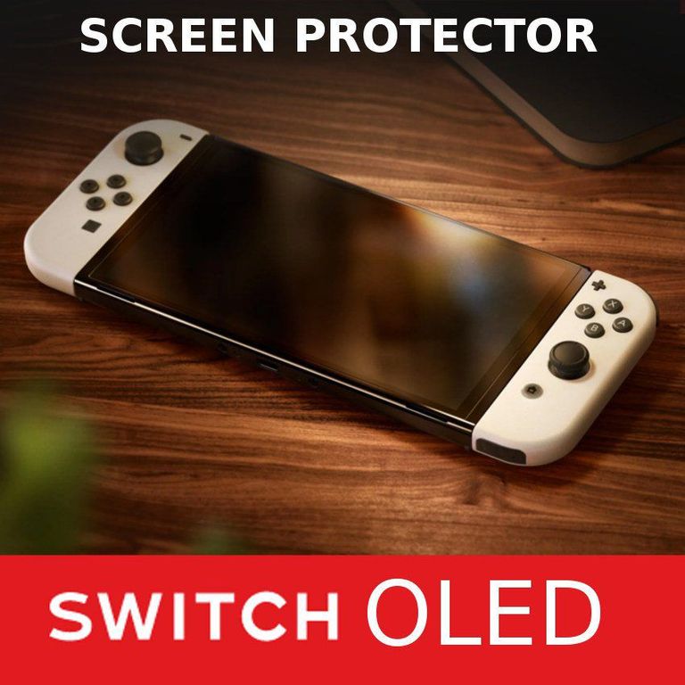 Protector pantalla mica cristal templado nintendo switch oled 2021