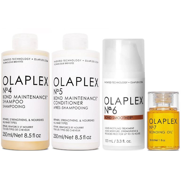 N°4 + N° 5 + N°6 + N°7 Shampoo +Acondicionador +Crema +Aceite