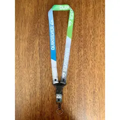 GENERICO - Llavero Quiksilver Lanyard Pita Colgador de Llaves Surf