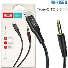 LDNIO - Cable Adaptador De Audio Xo Usb Tipo C A Conector De 35mm 1M - Negro