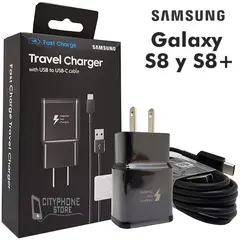 SAMSUNG - Cargador Usb Tipo C S8 y S8 Plus Travel Charger Negro