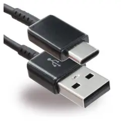 SAMSUNG - Cable Tipo-C s8 s8 Plus Negro